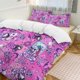 thumbnail image 1 of Pink The Nightmare Before Christmas Comforter Set Soft 3 Pcs Twin Bedding Sets Thicken for All Season, 1 of 5