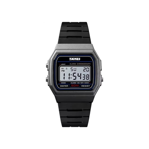 SKMEI 1412 TITANIUM – Reloj Digital para Mujer, Retro, Resistente al Agua y Funcional
