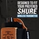 thumbnail image 3 of Funda portátil inalámbrica para transmisor Shure, piel de primera calidad, 3 of 9