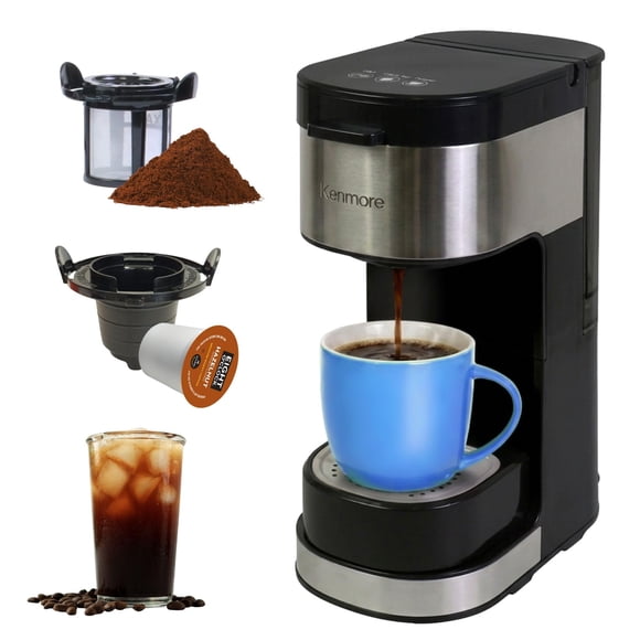 Cafetera Koolatron K‑Cup/Café Molido 6‑12 oz Negro