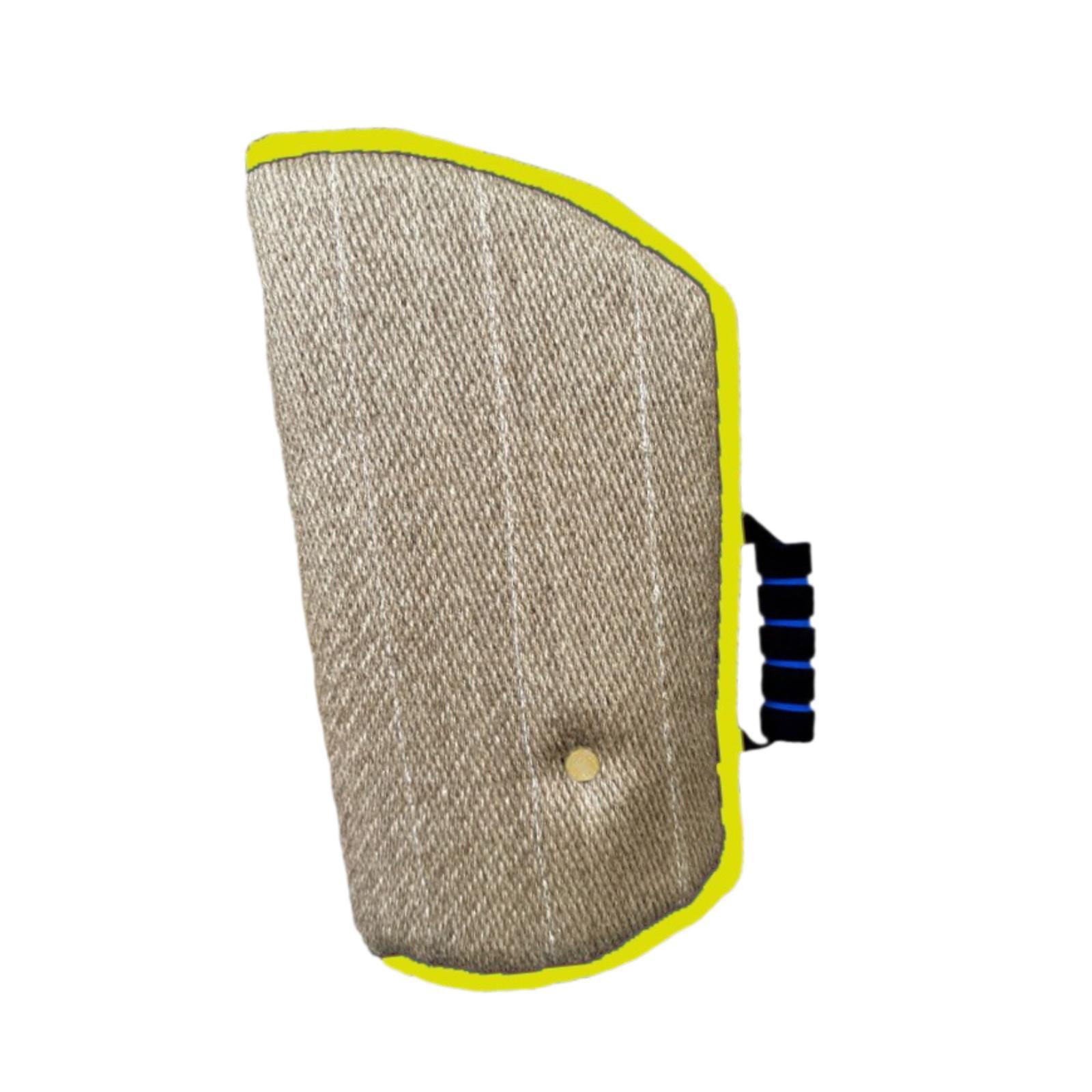 Ioensy - Manga De Mordedura Para Perros, Resistente, Para Entrenamiento De Perros Jóvenes, Para Perros De Trabajo, Cachorros, Borde Amarillo