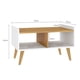 thumbnail image 4 of Mesa Centro Rm02 2 Nichos Blanco - Nogal, 4 of 4