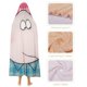 thumbnail image 4 of dibujos animados de Gildo Manta Capa con Capucha Anti-Bolitas, Manta de Lana Ártica Suave, Manta Portátil de Felpa Ligera y Lujosa, Poncho para Siesta en Casa y Oficina, 100*130cm, 4 of 6