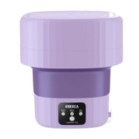 Bothyi - Lavadora Plegable De 9L, Lavadora De Ropa Portátil Para Acampar, Dormitorio, Exterior, Violeta