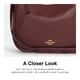 thumbnail image 4 of Bolso de hombro Coach Jules Hobo Wine de piel multirefinada, 4 of 5