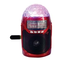 Dblue - Parlante Portátil Bola Led Multicolor Rojo - Ps