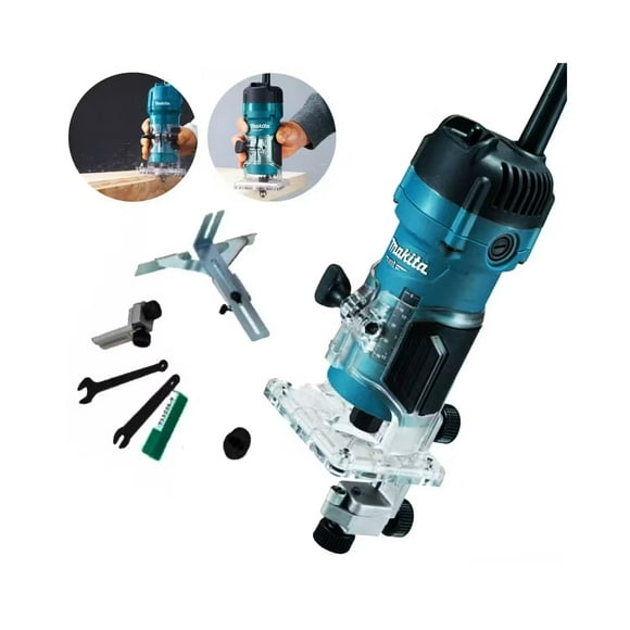Fresadora Router Tupi 1/4'' (6mm) 530w M3700b Makita