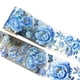thumbnail image 4 of Etiqueta Adhesiva Decorativa Para Decoración De Cinta Washi Para Mascotas, Papel De Regalo, Suministros Para álbumes De Recortes, Libros, Peonía Azul, 4 of 5
