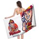 thumbnail image 4 of Mecánico Toalla de playa de secado rápido con diseño temático, regalo para mujeres y niñas, ideal para cumpleaños, fans, amantes de la música, uso en la playa o al aire libre, 78 × 180 cm, 4 of 6