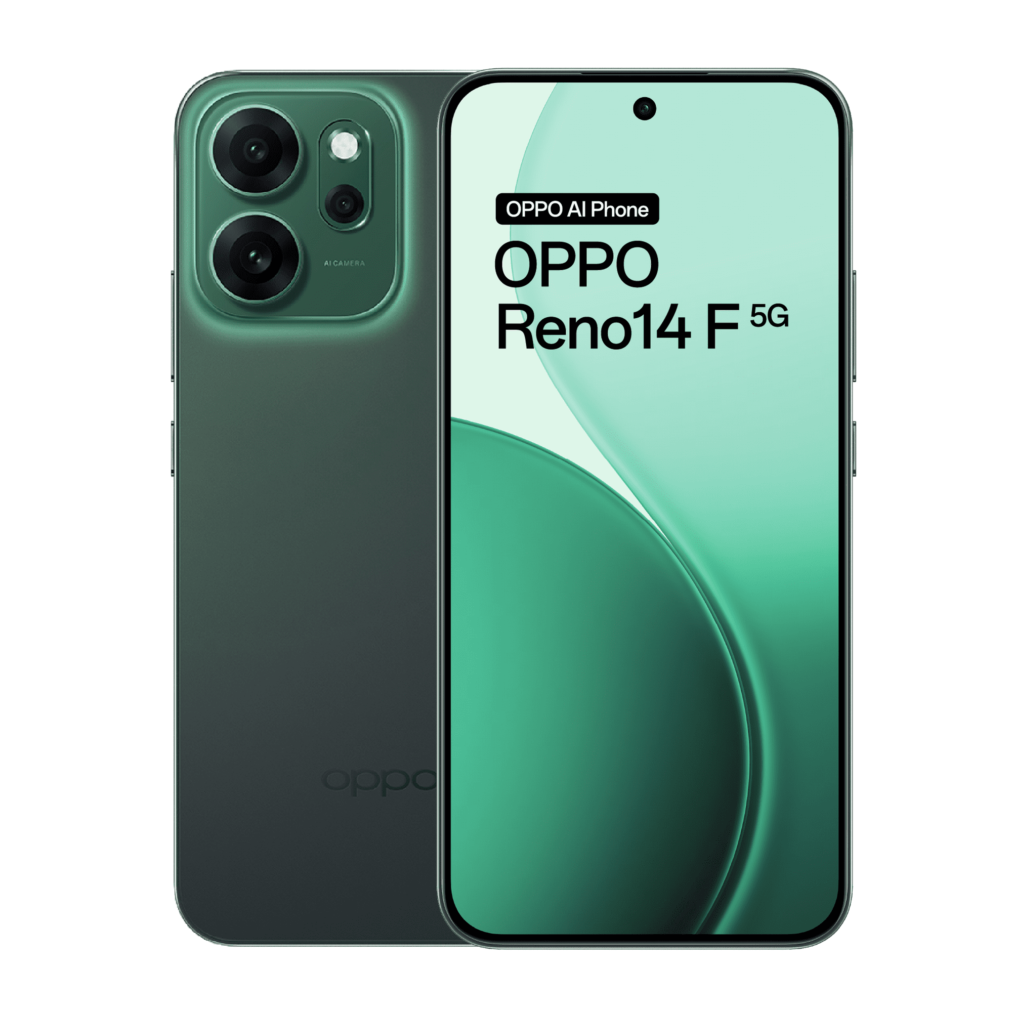 Celular Oppo Reno14 F 5g 12+256gb Verde Smartphone