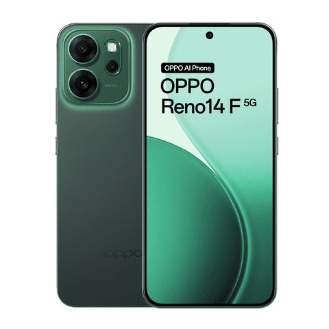 Celular Oppo Reno14 F 5G 12+256Gb Verde Smartphone