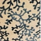 thumbnail image 3 of Cojín Plutus Deep Blue Reef Blue, crema floral, 55 x 55 cm, 3 of 3