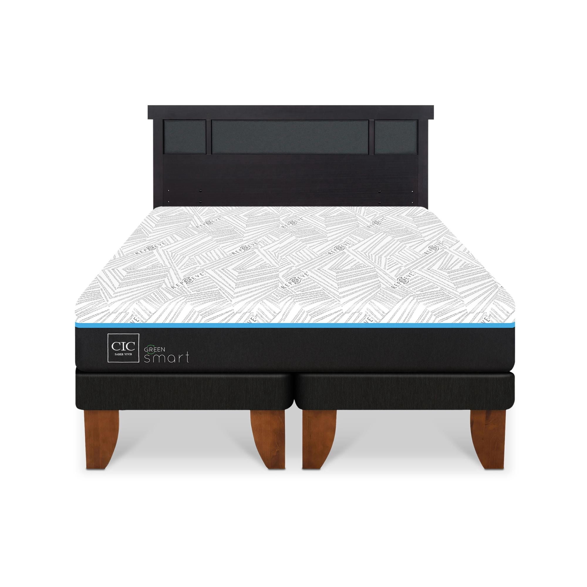 Cama Europea Green Infinity King Base Dividida