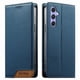 thumbnail image 1 of Funda Tipo Cartera de Cuero Sintético para Samsung Galaxy A55 Bloqueo RFID, con Ranuras para Tarjetas y Bolsillo para Efectivo, Cierre Magnético Fuerte Azul, 1 of 6