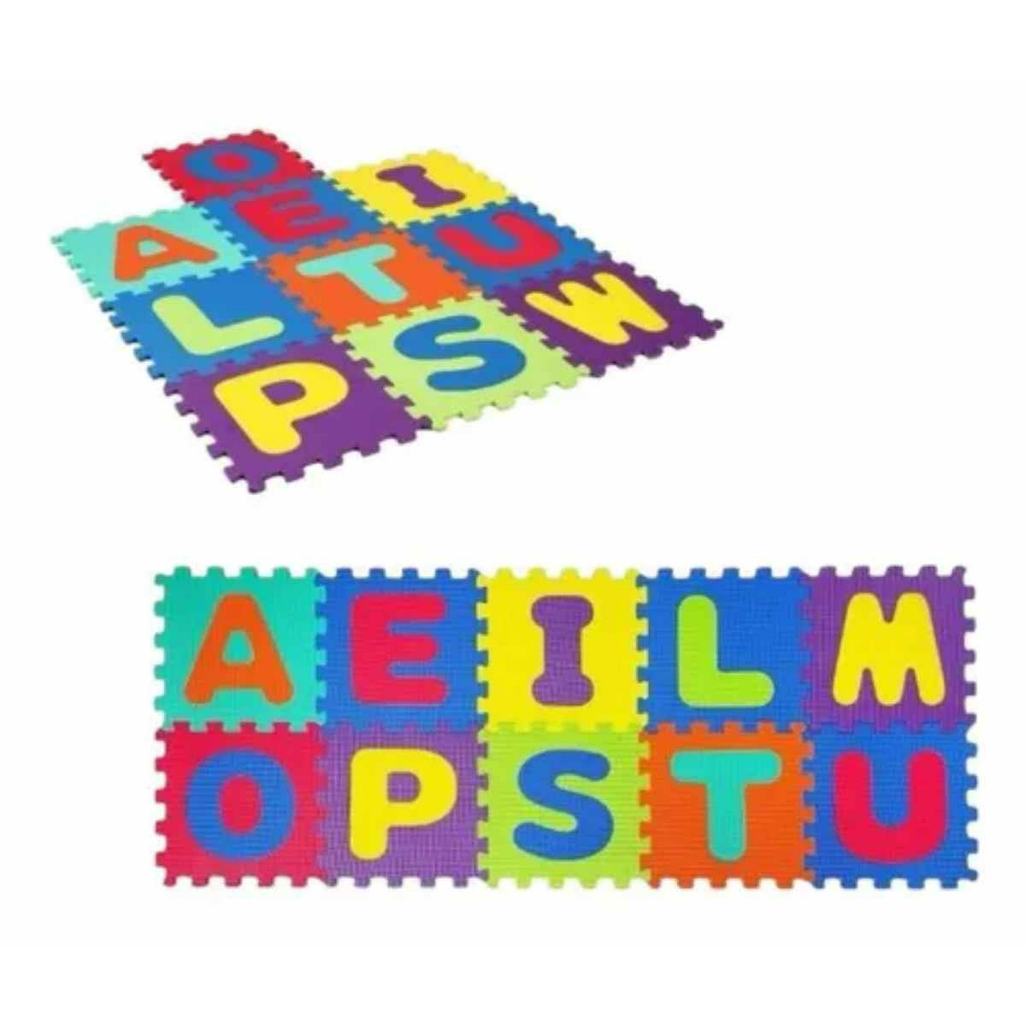 Genérico - Alfombra Goma Eva Letras 10 Piezas