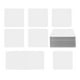 thumbnail image 4 of 30 imanes de sublimación en blanco para refrigerador, flexibles, para manualidades, pizarra blanca térmica Cuadrado, 4 of 5