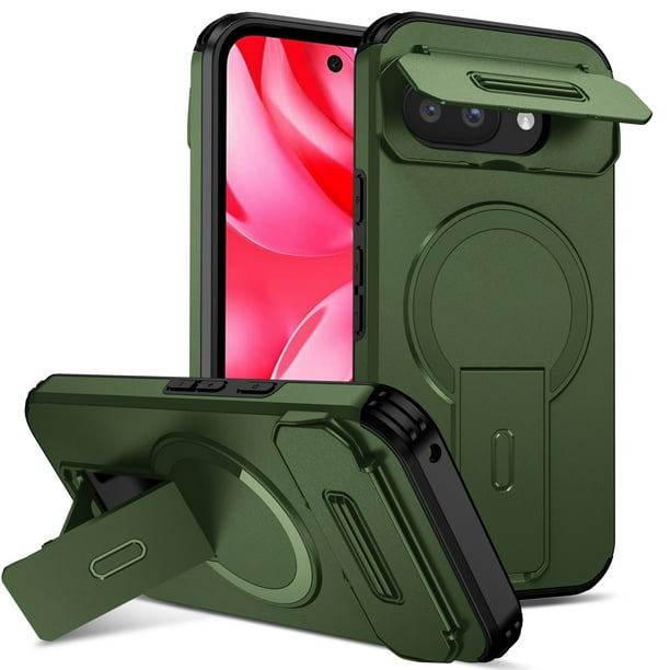 Funda FOXDOCK para Google Pixel 9A – Magnética Antigolpes con Soporte y Protección Doble