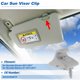 thumbnail image 2 of Clip de Visera Solar Unique Bargains para Hyundai Elantra 2011-2017 para Hyundai Elantra GT 2013-2017 Clip Interior de Visera Solar Gris Blanco No.852353X000TX, 2 of 6