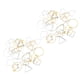 thumbnail image 1 of 72 Piezas De Plata Y Oro Pendientes Geométricos Simples De Moda Para Encontrar Encantos Artesanales, 1 of 5