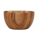 thumbnail image 4 of Ensaladera De Madera Natural Redonda De Primera Calidad Utensilios Cuencos Para Servir Frutas 8x6cm, 4 of 5