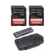 thumbnail image 1 of SanDisk Extreme PRO 64GB SDXC UHS-I 200MB/s Tarjeta de Memoria (Paquete de 2) con Estuche de Almacenamiento y Lector SD (3 Artículos), 1 of 9