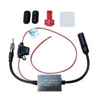 Magideal - Amplificador Amplificador De Señal De De Broadcast Fm, Refuerzo Reforzado, Antiinterferencia, Amplificador Aéreo De Señal Universal Para Automóvil,