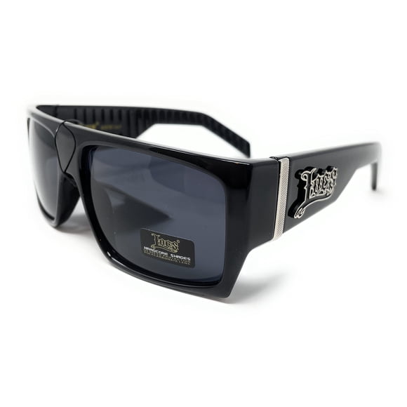 Gafas de Sol Locs 91010 Negro de Montura Plana 15 cm