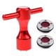 thumbnail image 2 of Pesos Personalizados De Golf De 2 Piezas + Llave Para Putters Scotty Cameron 10G Rojo, 2 of 5