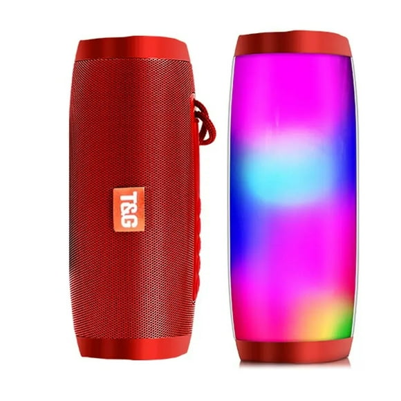 Parlante Portátil Bluetooth Altavoces inalámbricos Waterproof Luz LED
