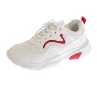 Vía Franca - Zapatilla Blanco Rojo Bbo