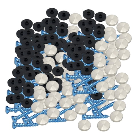 Bothyi - Tornillos Para Espejo, Arandelas Modernas Para Cartelera, Decoración De Espejo, Tapa De Muebles De Vidrio, Diámetro 18Mm