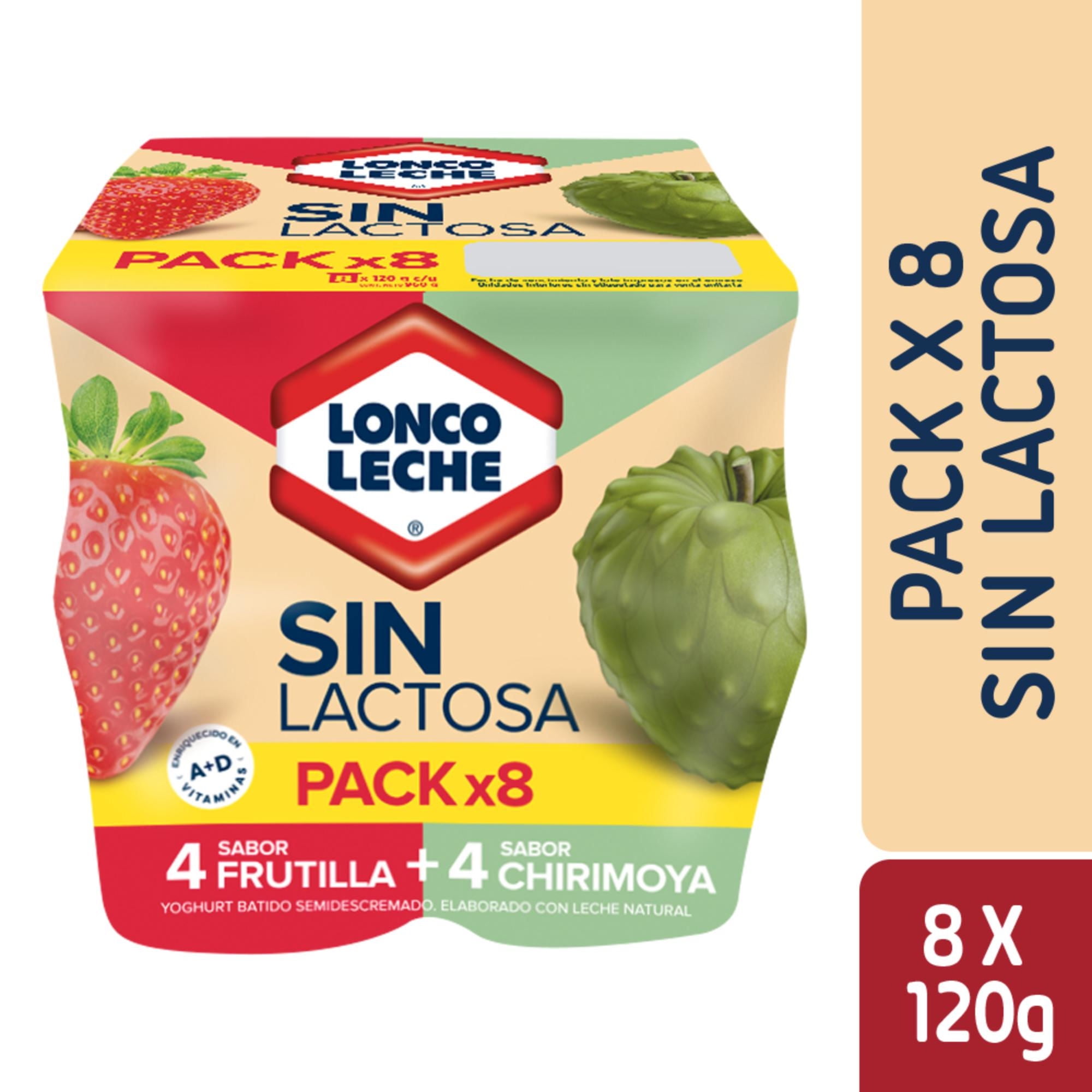 Yoghurt Yog Lonco Sl Flla Chir Pack 8x120gr 960 g Loncoleche