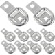 thumbnail image 1 of 10 anclajes de amarre con anilla en D de 3/8 de pulgada para trabajo pesado, anillos en D de acero para cargas en autocaravanas, camiones, remolques, barcos y furgonetas., 1 of 7
