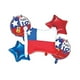 thumbnail image 1 of Set 5 Globos Bandera Chilena Estrellas Fiestas Patrias Cotillon, 1 of 3
