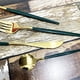 thumbnail image 2 of XmhyTop Juego de Cubiertos de Cocina de 24 Piezas, Inoxidable, Color Oro Verde, Ideal para Hogares y Eventos, 2 of 5