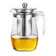 thumbnail image 1 of Set de tetera vintage de acero y vidrio, 500 ml, premium, 1 of 3