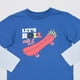 thumbnail image 3 of Polera Niño Kids Doble Manga Azul Corona, 3 of 5