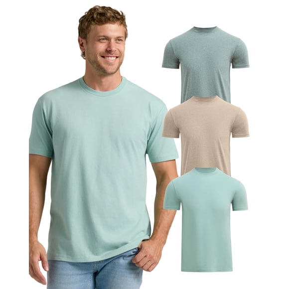 Pack de 3 camisetas True Classic L de mezcla de algodón con cuello redondo