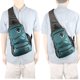 thumbnail image 2 of Bolso bandolera Vanlison 21x10x35 cm azul de nylon unisex, 2 of 6