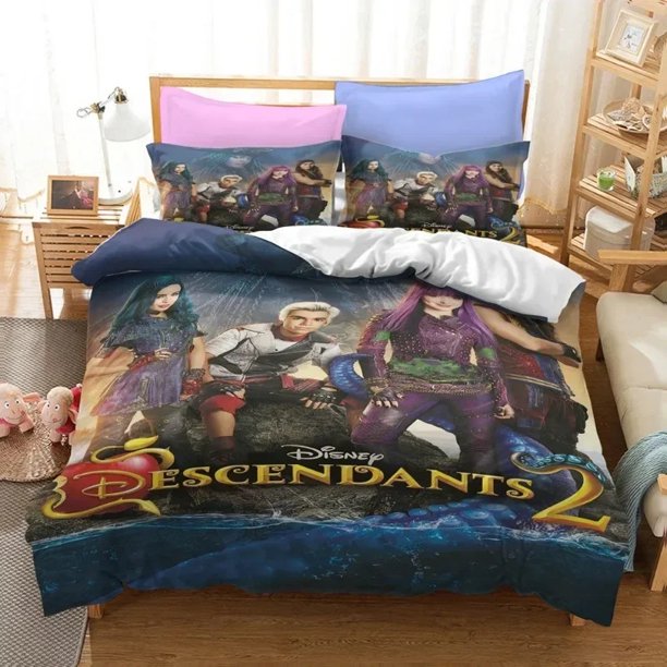 3D Print Hot Sale Descendants Bedding Set ,Home Decor ,Duvet Cover Bed Set ,Quilt Cover Pillowcase Comforter king Queen Size Bed Sheets