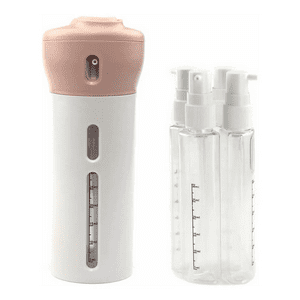 Genérico - Dispensador Jabon Alcohol Gel Portatil 4 En 1 Blanco