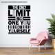 thumbnail image 3 of Frase Deco The Only Limit Is The One You FR-11146, 3 of 3