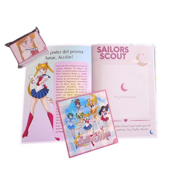 Mini Álbum Sailor Moon Todas Sus Láminas A Pegar Lider
