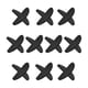 thumbnail image 3 of 10 pares de almohadillas nasales para anteojos, almohadillas nasales antideslizantes para anteojos, almohadillas nasales duraderas y fáciles de instal Negro, 3 of 5