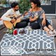 thumbnail image 3 of Alfombra de exterior wikiwiki Rugscape 183x274 cm impermeable gris, 3 of 8