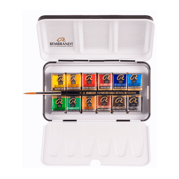 Acuarela en Pastillas Rembrandt Set 12