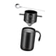 thumbnail image 3 of Cafetera Portátil Insulada Conjunto de Café con Filtro Reutilizable Taza de Acero Inoxidable Función Conservación de Temperatura Adecuada para Viaje C negro, 3 of 5
