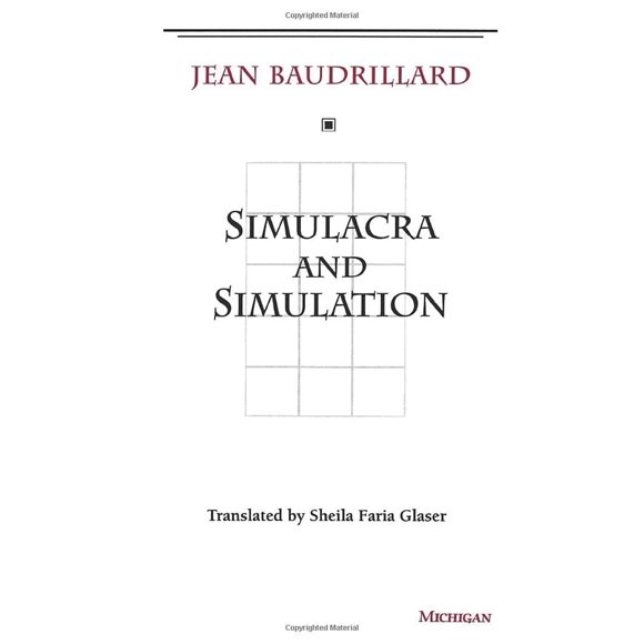 Libro Simulacra and Simulation