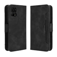 Funda Tipo Billetera Foxdock Para Tcl 50 Le – Tapa Flip Con Tarjetero