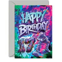 Tarjeta De Felicitación Giftzie Epic Gamer 17º Cumpleaños 13X18 Cm